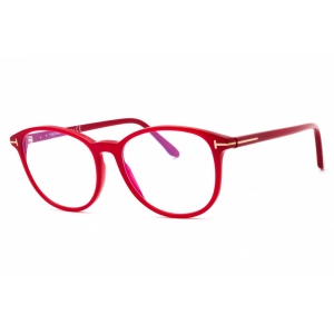 Tom Ford Women's Eyeglasses - Pink /Other Acetate Round Full Rim Frame | FT5810-B 074