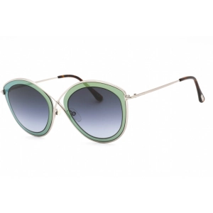 Tom Ford Women's Sunglasses - Grey Metal Full Rim Butterfly Shape Frame | FT0604 20B