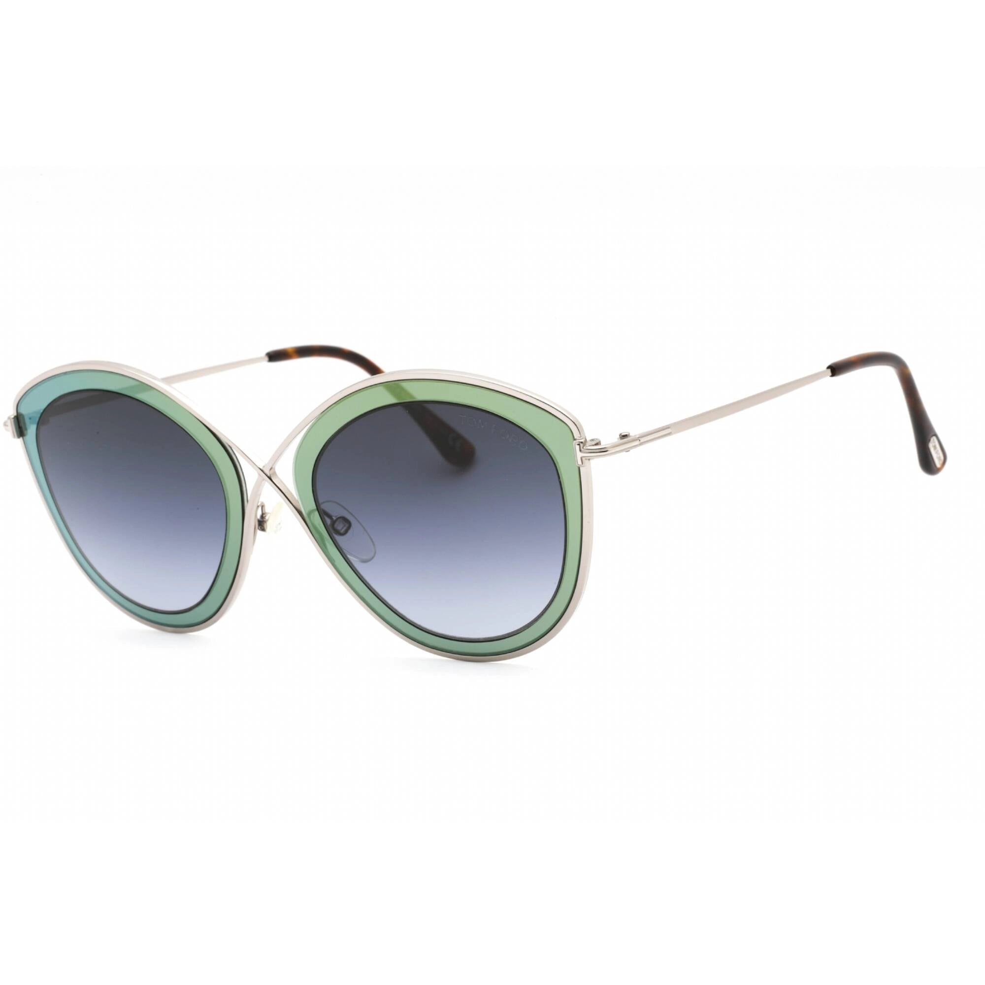 Tom Ford Women's Sunglasses - Grey Metal Full Rim Butterfly Shape Frame | FT0604 20B