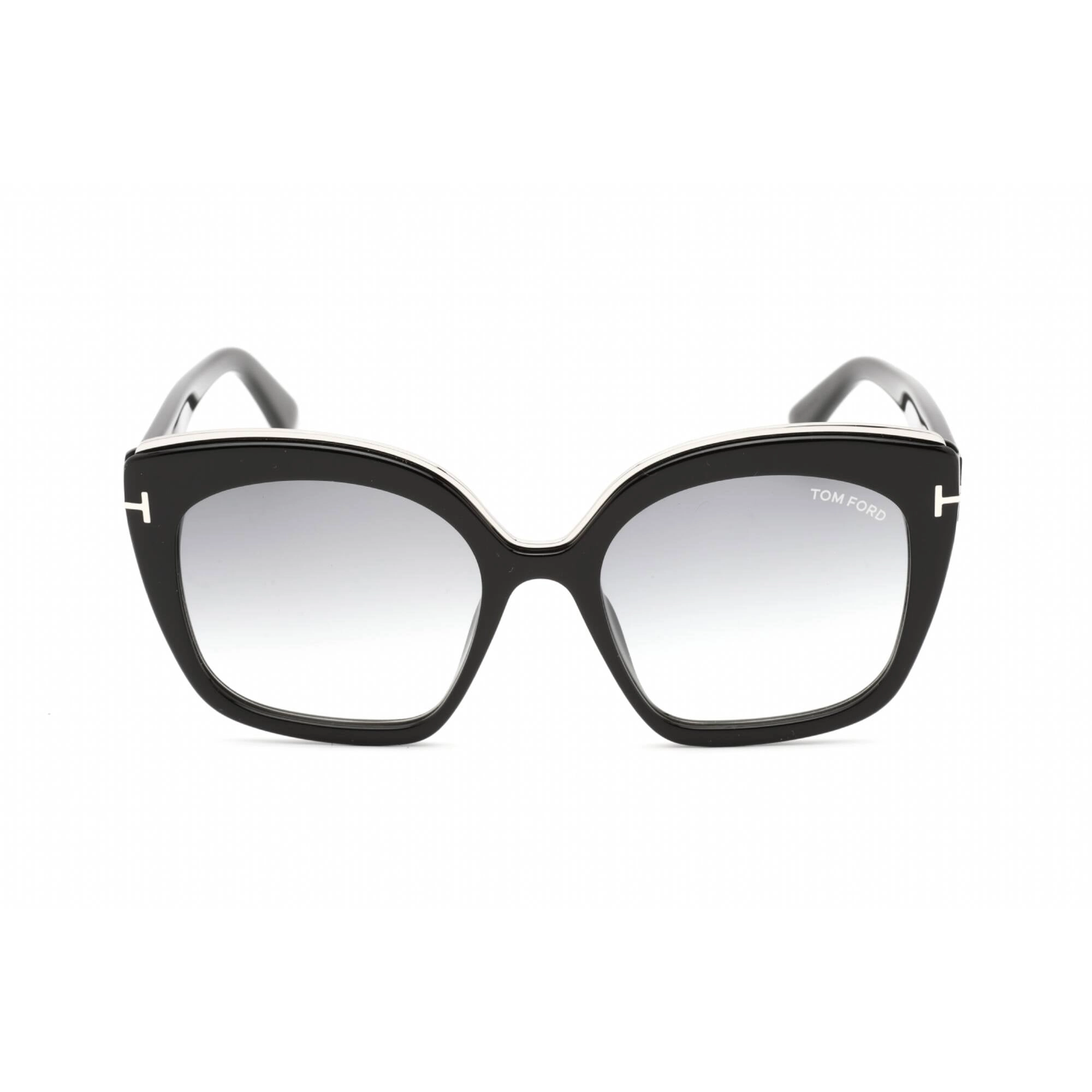 Tom Ford Women's Sunglasses - Shiny Black Plastic Butterfly Shape Frame | FT0944 01B