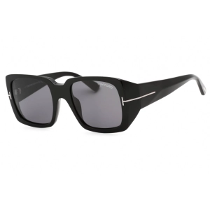 Tom Ford Women's Sunglasses - Shiny Black Plastic Square Full Rim Frame | FT1035-N 01A