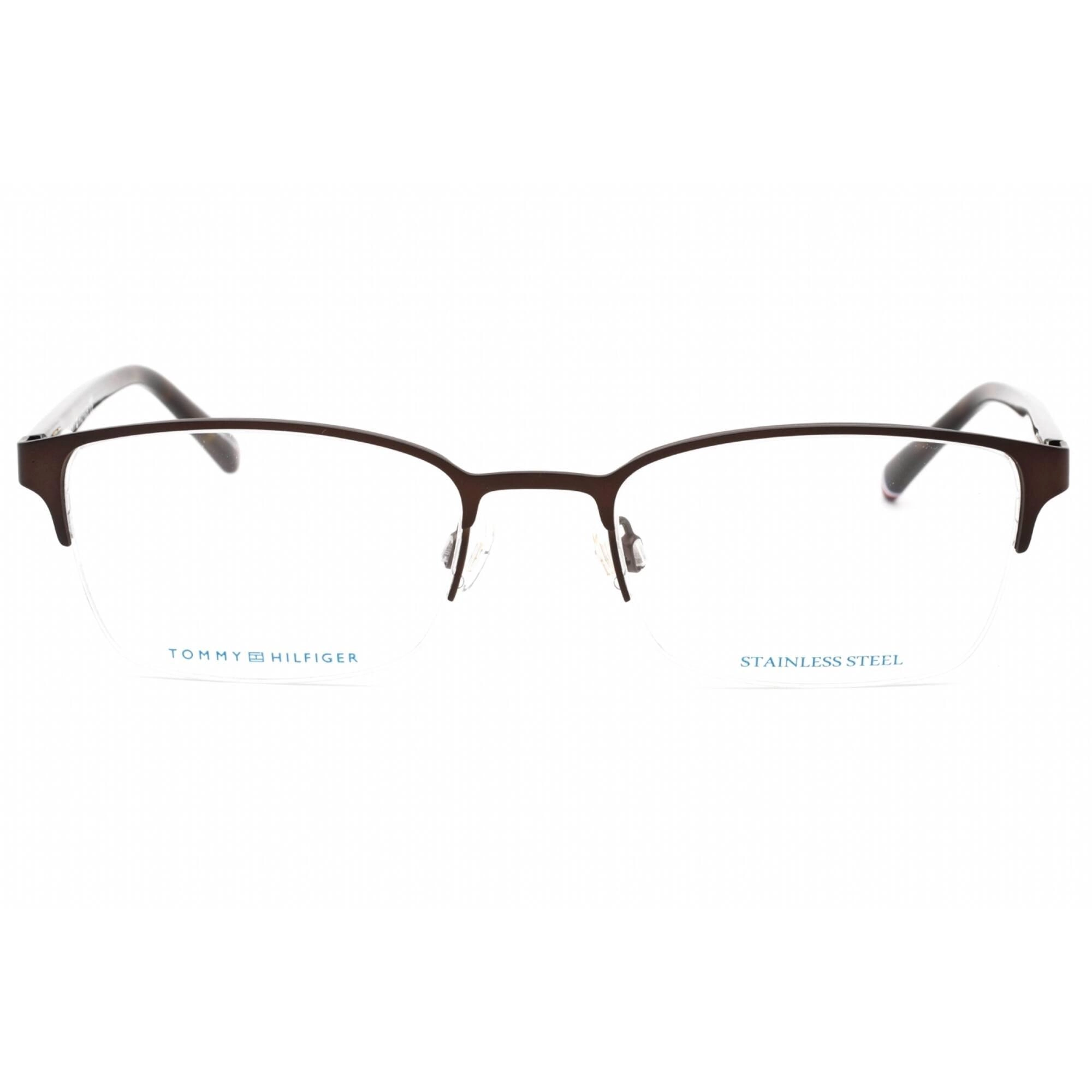 Tommy Hilfiger Women's Eyeglasses - Matte Brown Rectangular Frame | TH 1748 0YZ4 00