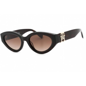 Tommy Hilfiger Women's Sunglasses - Havana Full Rim Oval Frame | TH 1957/S 0086 HA