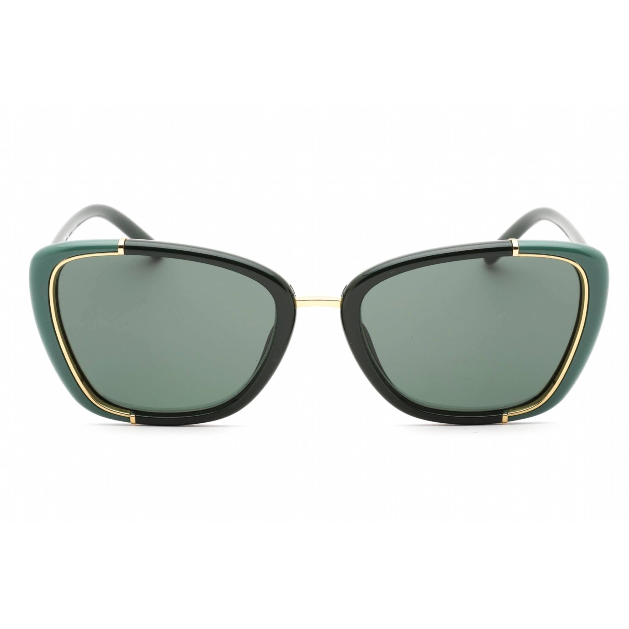 Tory Burch Women's Sunglasses - Green/Gold Metal Cat Eye Full Rim | 0TY9074U 19603H