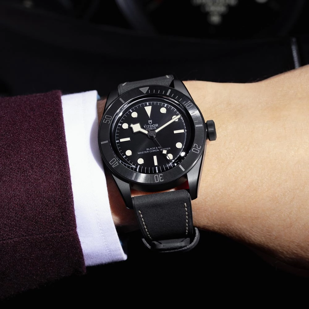 TUDOR Black Bay Ceramic 41mm Black Dial Gents Watch M79210CNU-0001