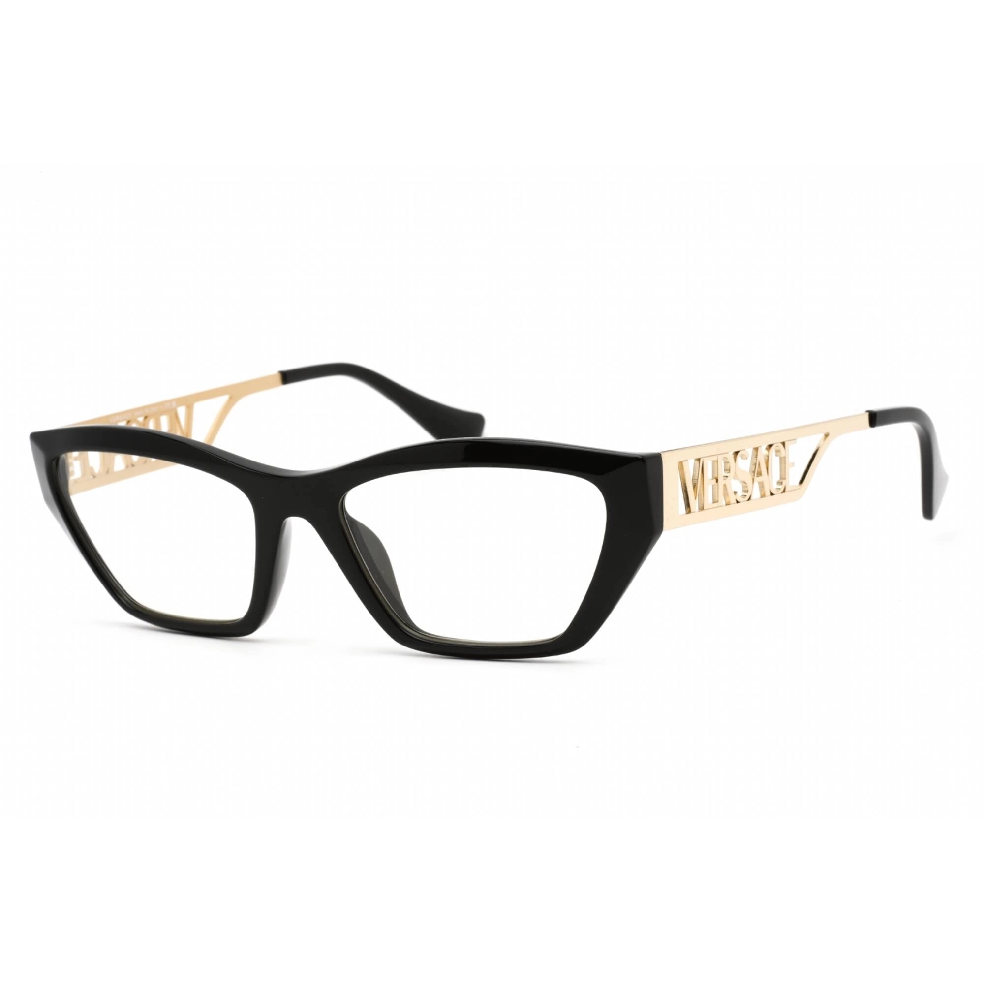 Versace Women's Eyeglasses - Black Plastic Cat Eye Full Rim Frame | 0VE3327U GB1