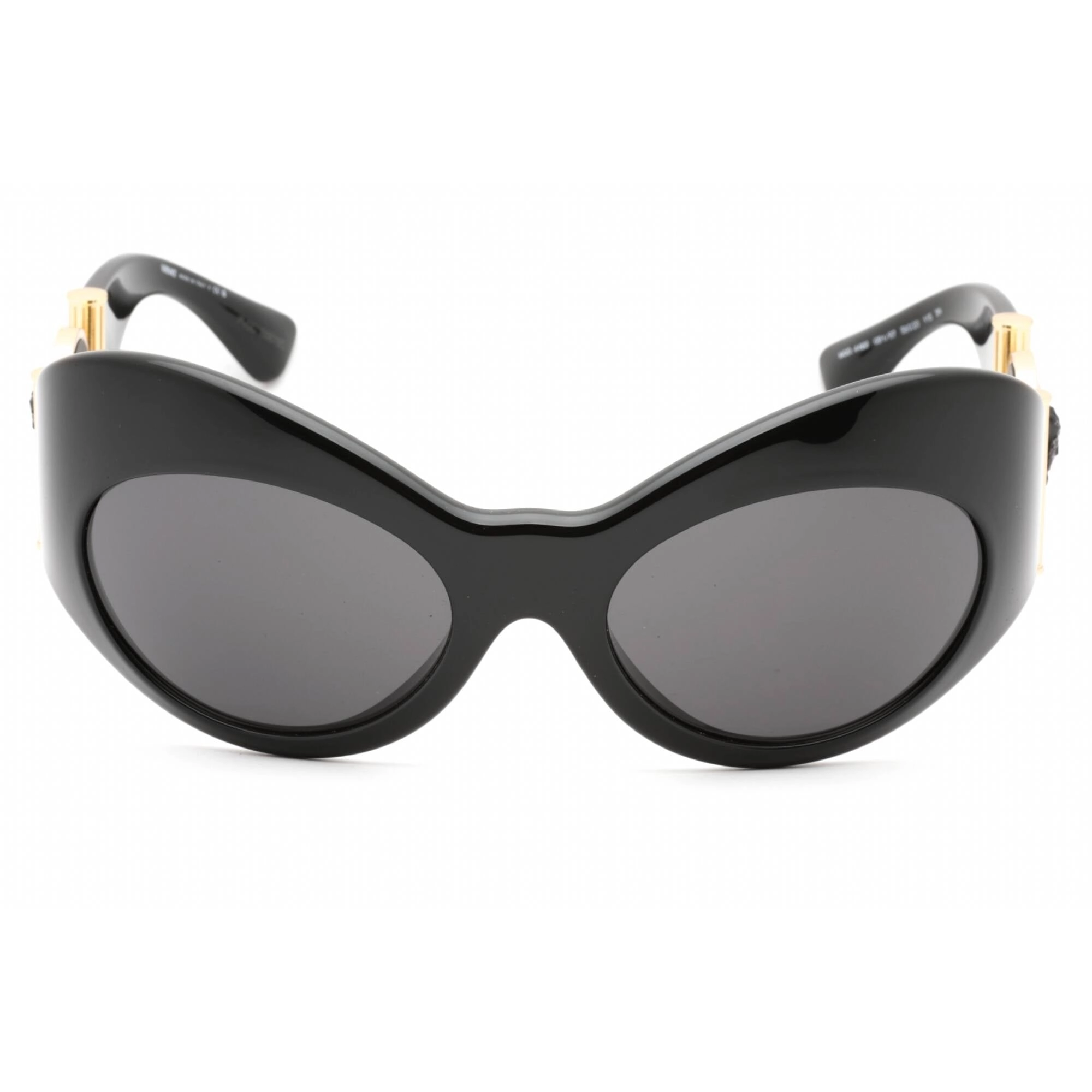 Versace Women's Sunglasses - Black Plastic Cat Eye Full Rim Frame | 0VE4462 GB1/87
