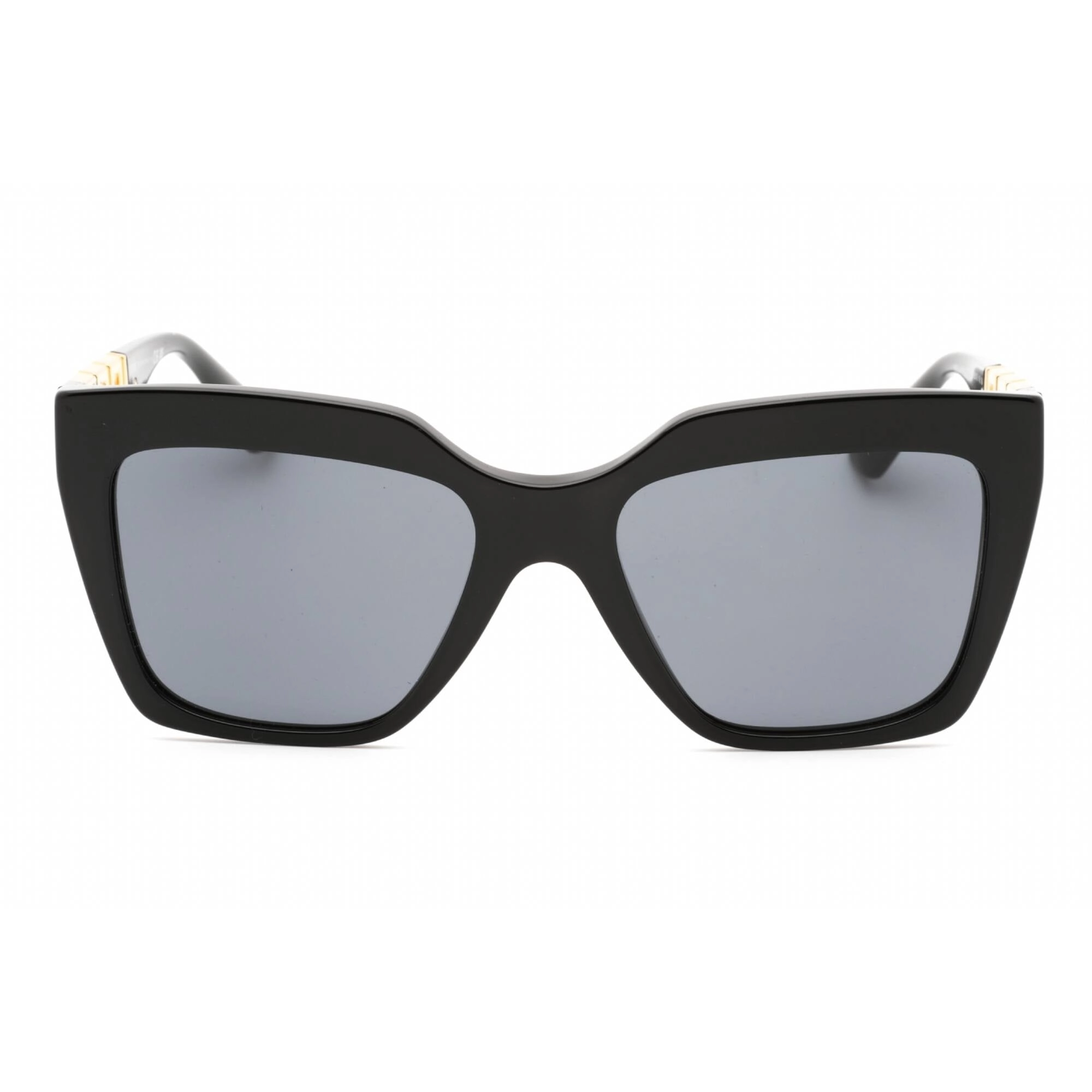 Versace Women's Sunglasses - Black Square Shape Frame Dark Grey Lens | 0VE4418 GB1/87
