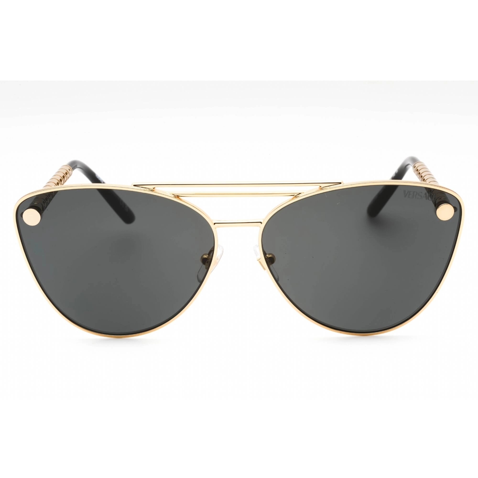 Versace Women's Sunglasses - Gold Metal Cat Eye Shape Full Rim Frame | 0VE2267 100287