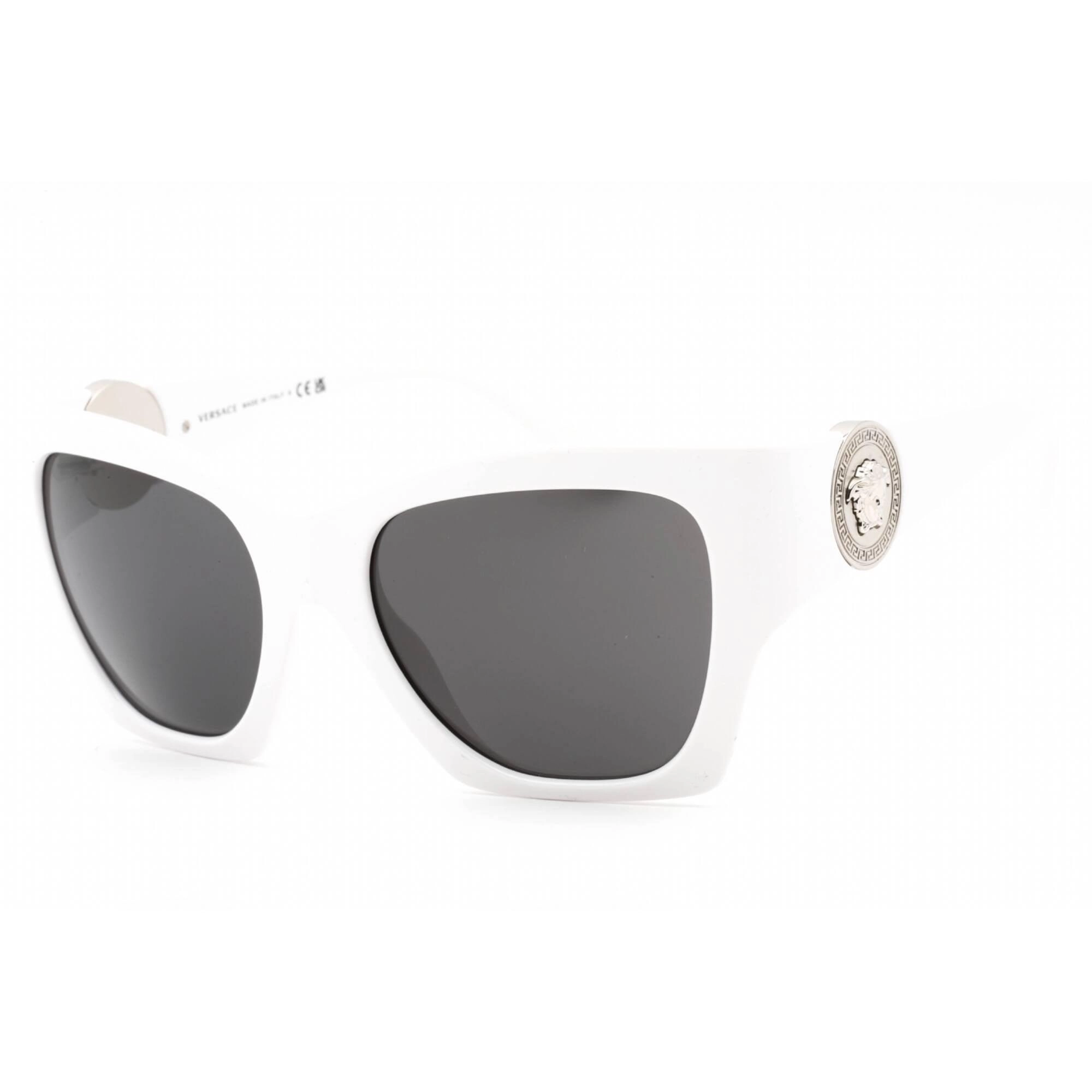Versace Women's Sunglasses - White Plastic Frame Dark Grey Lens | 0VE4452 314/87