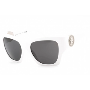 Versace Women's Sunglasses - White Plastic Frame Dark Grey Lens | 0VE4452 314/87